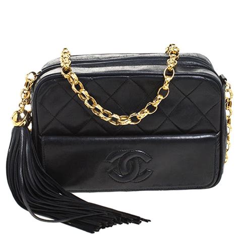 chanel camera bag with tassel|chanel vintage tassel camera bag.